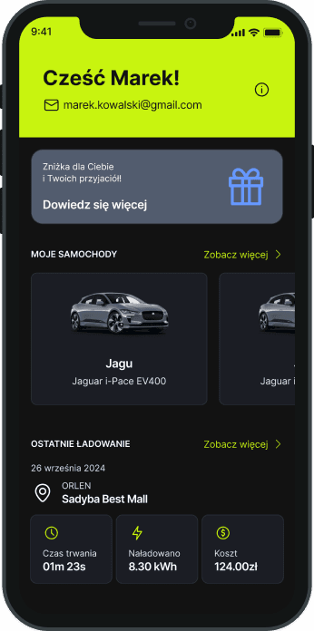 SolidCharge driver app